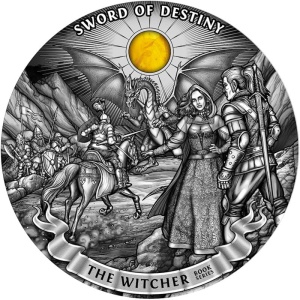 2020 Niue 50$ The Witcher -  Sword of Destiny kg