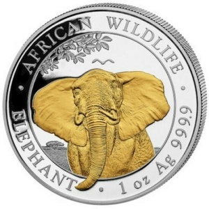 2021 Somalia 100 Shillings African Wildlife Elephant