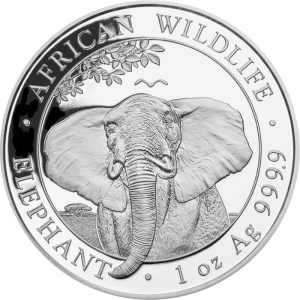 2021 Somalia 100 Shillings African Wildlife Elephant