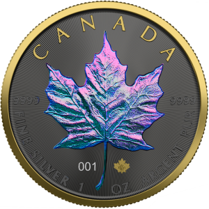 2020 Canada 5$ Maple Leaf Chameleon