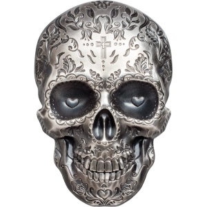 2018 Palau 5$ - La Catrina Skull